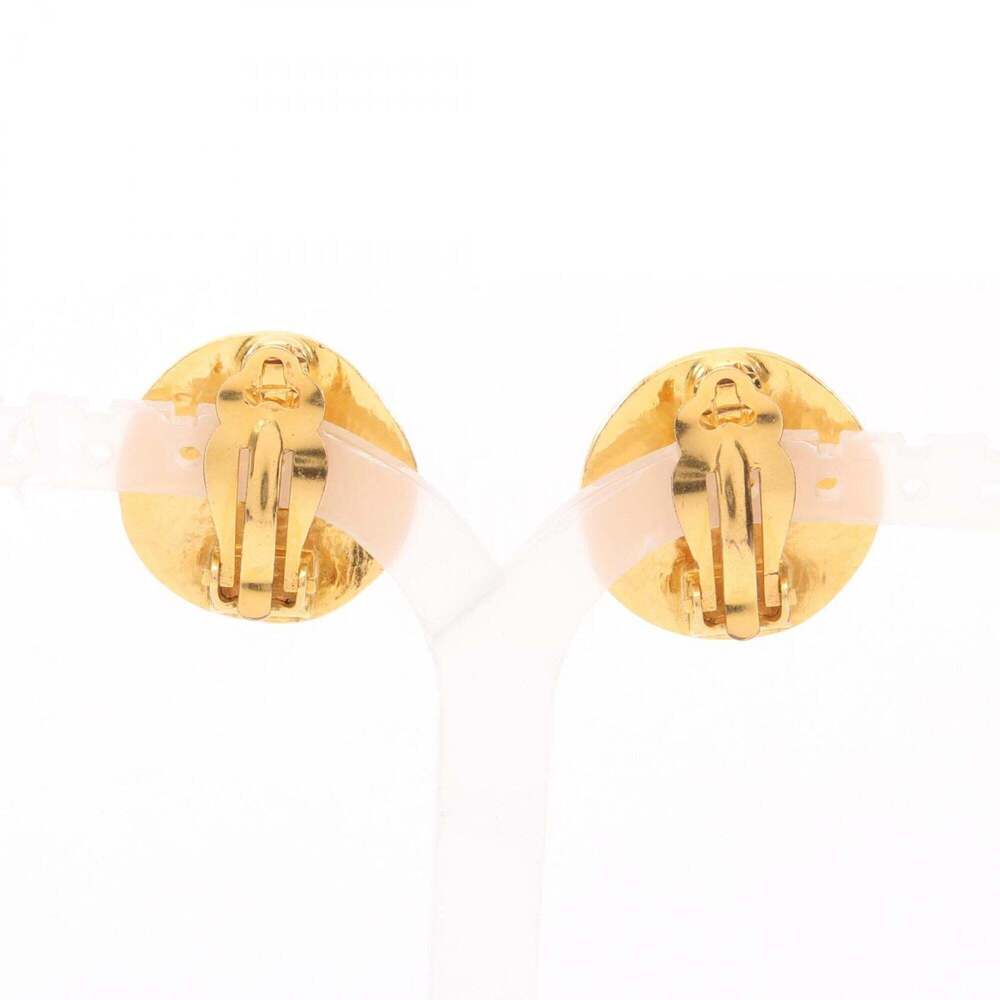 CHANEL Gold Logo Earrings - Picture 2 of 5
